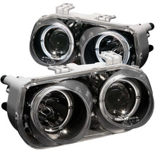 Load image into Gallery viewer, ANZO 1994-1997 Acura Integra Projector Headlights with Halo, Black Housing, Clear Lens – Pair
