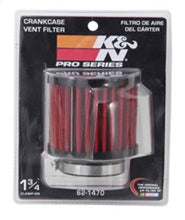 Load image into Gallery viewer, K&amp;N Engineering 62-1470 Crankcase Vent Filter with Rubber Top and Flange for Classic and Racing Applications