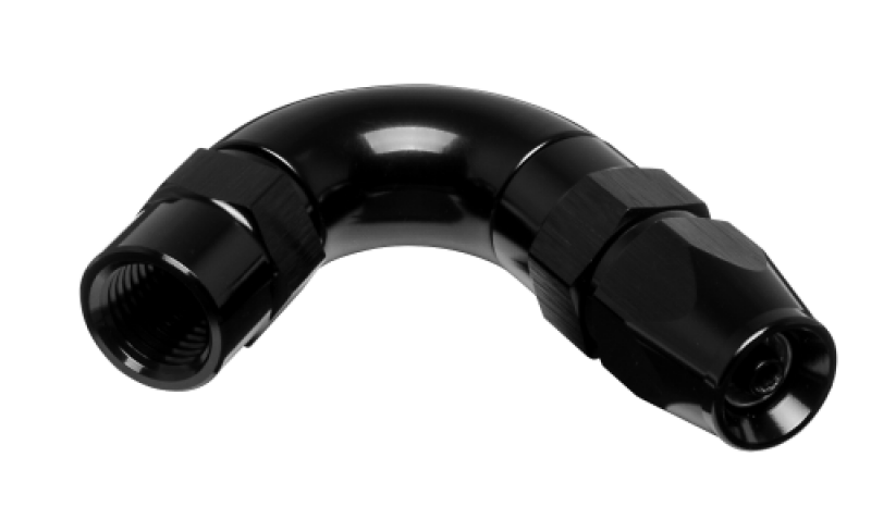 Vibrant -3AN 120 Degree High Flow Aluminum Hose End Fitting for PTFE Lined Flex Hose (Part Number: vib28203)