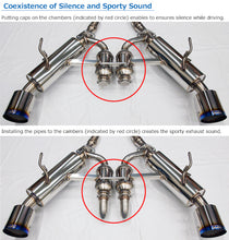 Load image into Gallery viewer, HKS Dual Hi-Power Titanium Tip Catback Exhaust for 2017 Infiniti Q60 RWD * Part Number hks31014-KN001