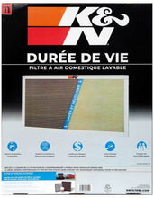 Load image into Gallery viewer, K&amp;N Engineering HVAC Filter 24 x 30 x 1 - Washable and Reusable Pleated Synthetic Filter