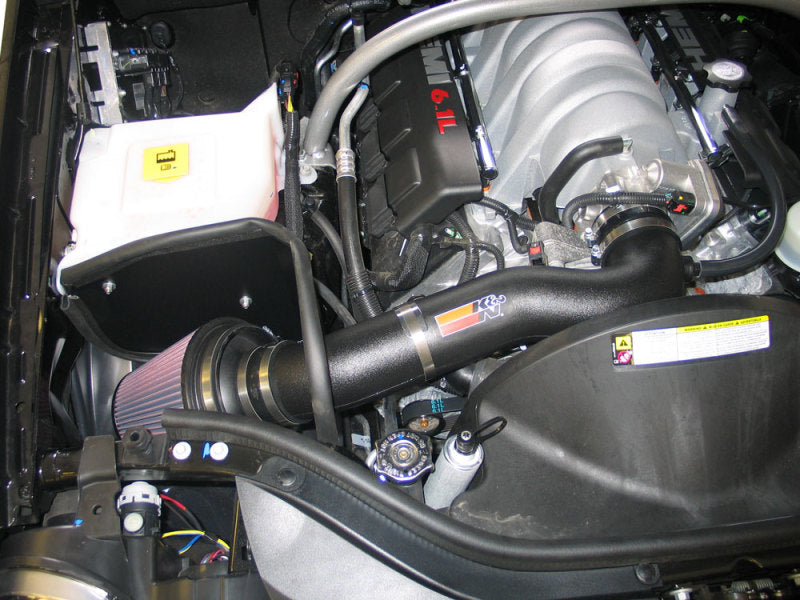 K&N Engineering 57-1555 High-Flow Cold Air Intake System for Jeep Grand Cherokee 2006-2010 with 6.1L V8 Engine