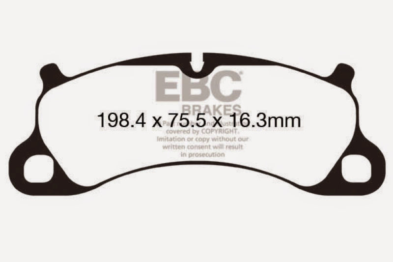 EBC Bluestuff NDX Full Race Brake Pads for Porsche 911 (991) Carrera S 3.8L * Front