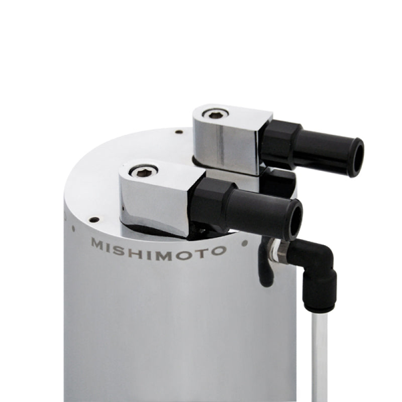 Mishimoto Large Aluminum Oil Catch Can Part No. misMMOCC-LA for Automotive Performance Enhancement