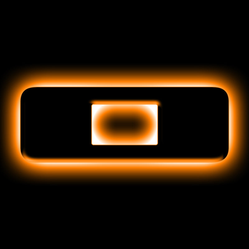 ORACLE Lighting Universal LED Letter Badges - Matte Black Finish for Custom Vehicle Styling