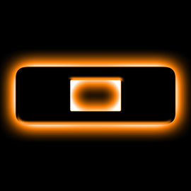 ORACLE Lighting Universal LED Letter Badges - Matte Black Finish for Custom Vehicle Styling