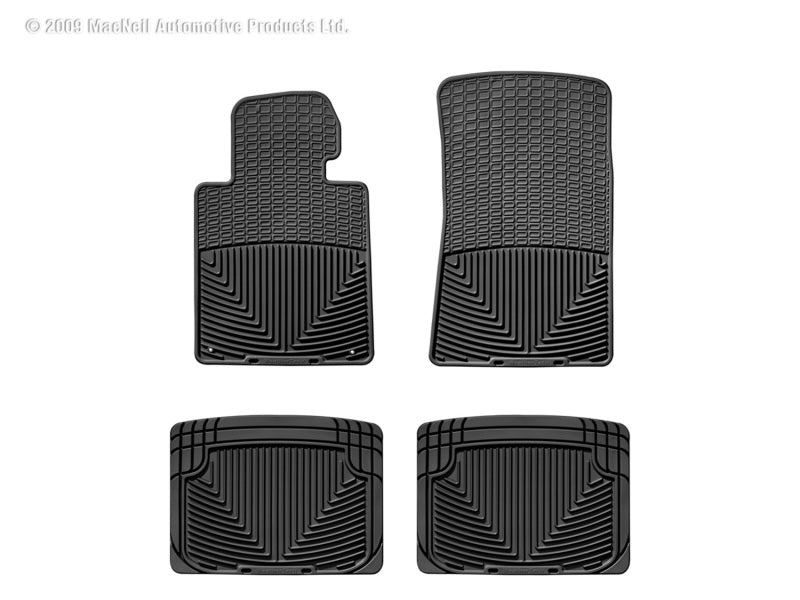 WeatherTech All-Weather Floor Mats W24-W20 for Jaguar XK8 and XKR, Black