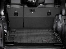 Load image into Gallery viewer, WeatherTech Part Number wet401107 Jeep Wrangler Cargo Liner * Black for 2018-2019 Models with Flat Load Floor &amp; Subwoofer
