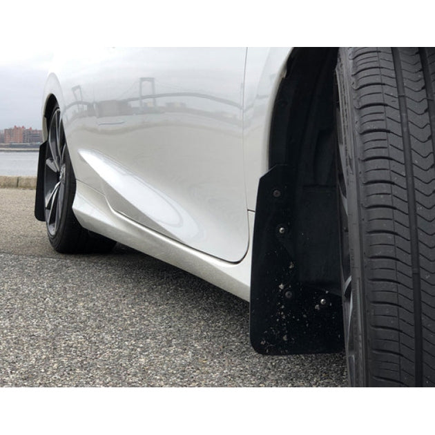 Rally Armor UR Series Mud Flaps for 2016-2017 Honda Civic Si – Black with Blue Logo