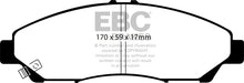 Load image into Gallery viewer, EBC Brakes Extra Duty Front Brake Pads for Honda Pilot 2009-2011 - Part Number EBCED91801