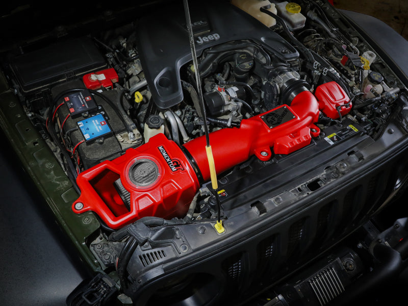 aFe Momentum GT Pro DRY S Cold Air Intake System for 2018+ Jeep Wrangler (JL) V6 3.6L * Red Edition