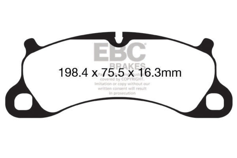 EBC Bluestuff NDX Full Race Brake Pads for Porsche 911 (991) Carrera S 3.8L * Front