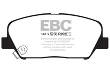 Load image into Gallery viewer, EBC Redstuff Ceramic Low Dust Front Brake Pads for Hyundai Genesis Coupe 2011-2013