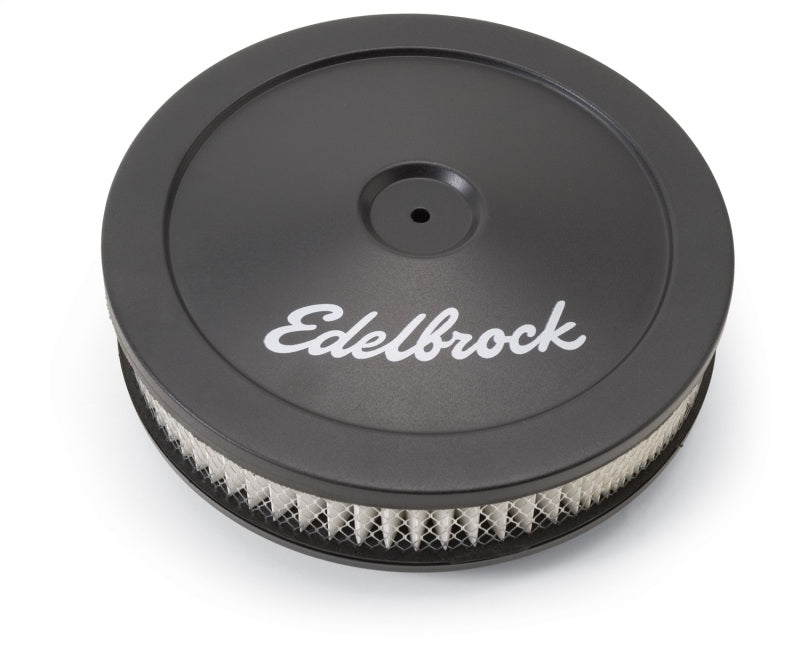 Edelbrock Pro-Flo Series 10-inch Chrome Round Air Cleaner with Paper Element, Part #1203