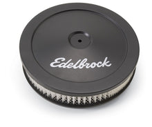 Load image into Gallery viewer, Edelbrock Pro-Flo Series 10-inch Chrome Round Air Cleaner with Paper Element, Part #1203