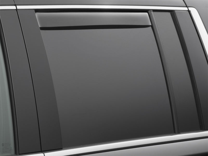 WeatherTech Side Window Deflectors for 2021-2024 Buick Envision Rear Windows, Dark Tint - Part 811027IM