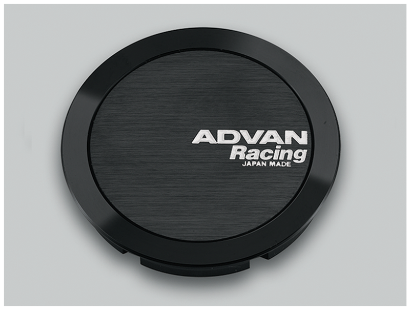 Advan 73mm Full Flat Black Centercap for Automotive Wheels – Part Number AVN YV0329