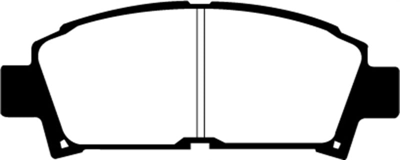 EBC Yellowstuff Front Brake Pads for 1993-1995 Toyota MR2 2.0 Turbo * High-Performance Street and Track Use