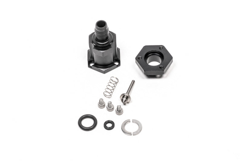 Radium Engineering Pump Outlet Adapter with Check Valve - 10mm Barb