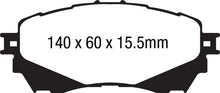 Load image into Gallery viewer, EBC Yellowstuff Front Brake Pads for Mazda 6 * High-Performance Street and Track Use