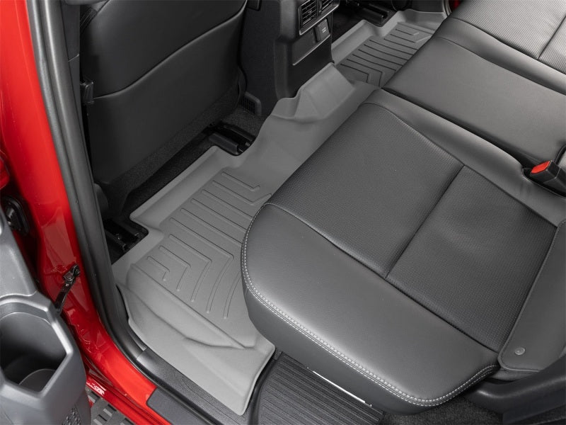 WeatherTech FloorLiner HP Gray Rear Floor Mats for 2025-2026 Toyota 4Runner, Part wet4619194IM