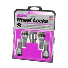 Load image into Gallery viewer, McGard Black Cone Seat Wheel Lock Bolt Set M14 x 1.25 for BMW and Mini Cooper