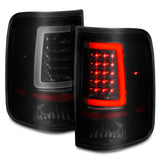 ANZO 2004-2006 Ford F-150 LED Tail Light Assembly with Light Bar, Smoke Lens, Black Housing – Pair