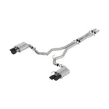 Borla - ATAK Cat-Back Exhaust System with Black Chrome Tips for 18-23 Ford Mustang GT with Active Exhaust Valves