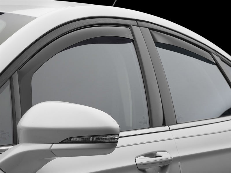 WeatherTech Part WET82732 Dark Smoke Side Window Deflectors for Ford Fusion (2013-2015)