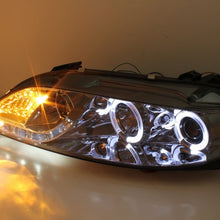 Load image into Gallery viewer, Spyder Mazda 6 2003-2005 Halo LED Projector Headlights with Fog Lights * Smoke Finish
