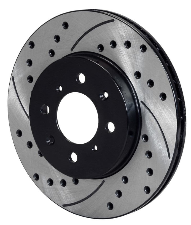 Wilwood SRP Brake Rotor .68 Inch Offset with Cross-Drill and Face Slot Pattern
