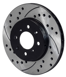 Wilwood SRP Brake Rotor .68 Inch Offset with Cross-Drill and Face Slot Pattern
