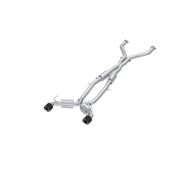MBRP 23-24 Nissan Z 3.0L Armor Pro Series T304 Stainless Steel Cat-Back Dual Exhaust System with 5-inch Carbon Fiber Tips