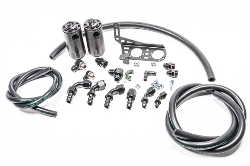 Radium Engineering Dual Catch Can Kit for Lamborghini Gallardo - Fluid Lock System Part #rad20-0859-FL