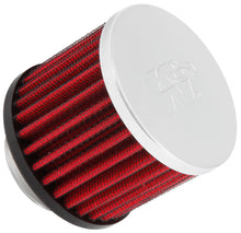 Load image into Gallery viewer, K&amp;N Engineering 62-1440 Crankcase Vent Filter with Chrome Top and Black Rubber Base