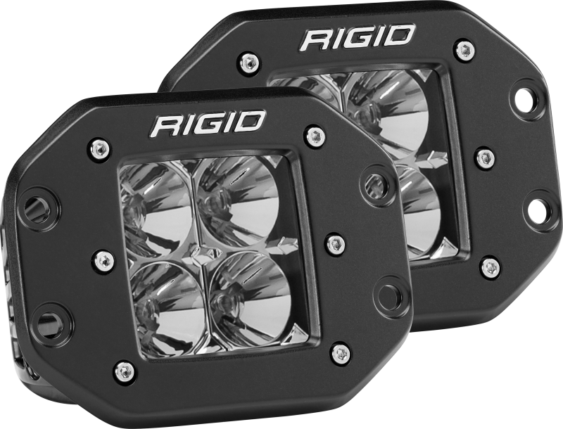 Rigid Industries Dually Flush Mount Flood Light Set (Part Number: rig212113)