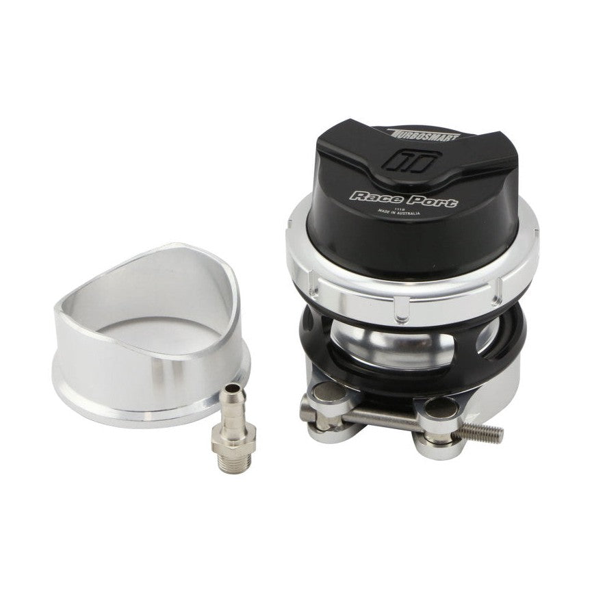 Turbosmart Gen V Race Port Blow-Off Valve – Black, Part Number turTS-0204-1132