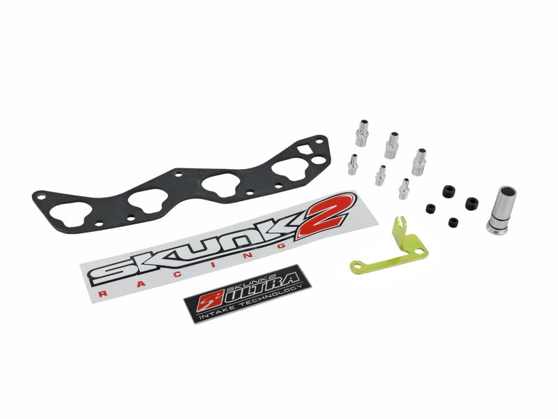 Skunk2 Racing Ultra Series D Series Race Intake Manifold - 3.5L Silver for Honda Civic & Del Sol