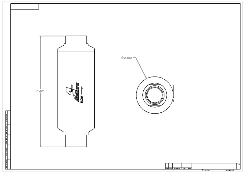 Aeromotive 10 Micron Microglass Filter Element for 12339/12341 Fuel Filters