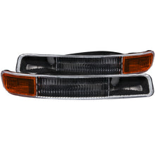 Load image into Gallery viewer, ANZO 1999-2006 GMC Sierra 1500 Euro Parking Lights with Black Housing and Amber Reflector