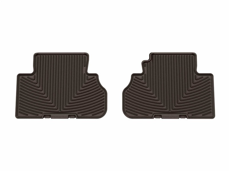WeatherTech W686CO All-Weather Rear Floor Mats for 2018-2019 Audi Q5 and SQ5, Cocoa