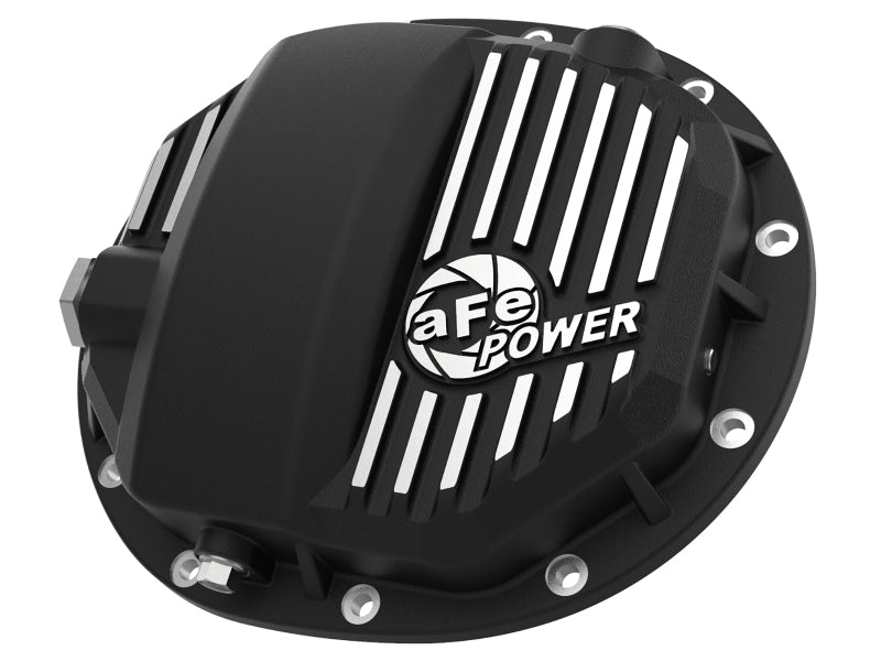 aFe Power Pro Series AAM 9.5/9.76 Rear Differential Cover for GM Silverado/Sierra 1500 (2014-2019) with Machined Fins and Black Finish