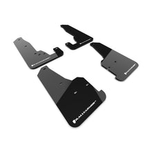 Load image into Gallery viewer, Rally Armor 18-22 Jeep Grand Cherokee SRT Trackhawk Black UR Mud Flap with White Logo