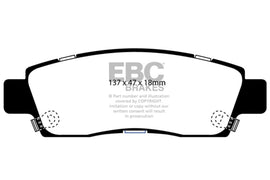 EBC Greenstuff 6000 Series Rear Disc Brake Pads DP61672 for Truck and SUV