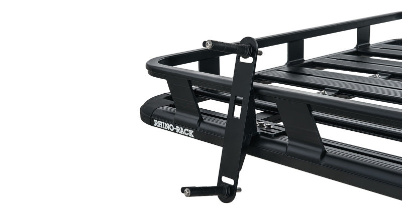 Rhino-Rack Pioneer Max Track 75 Degree Bracket Kit with Mounting for Rhino-Rack Small Fishing Rod Holder RHR43159