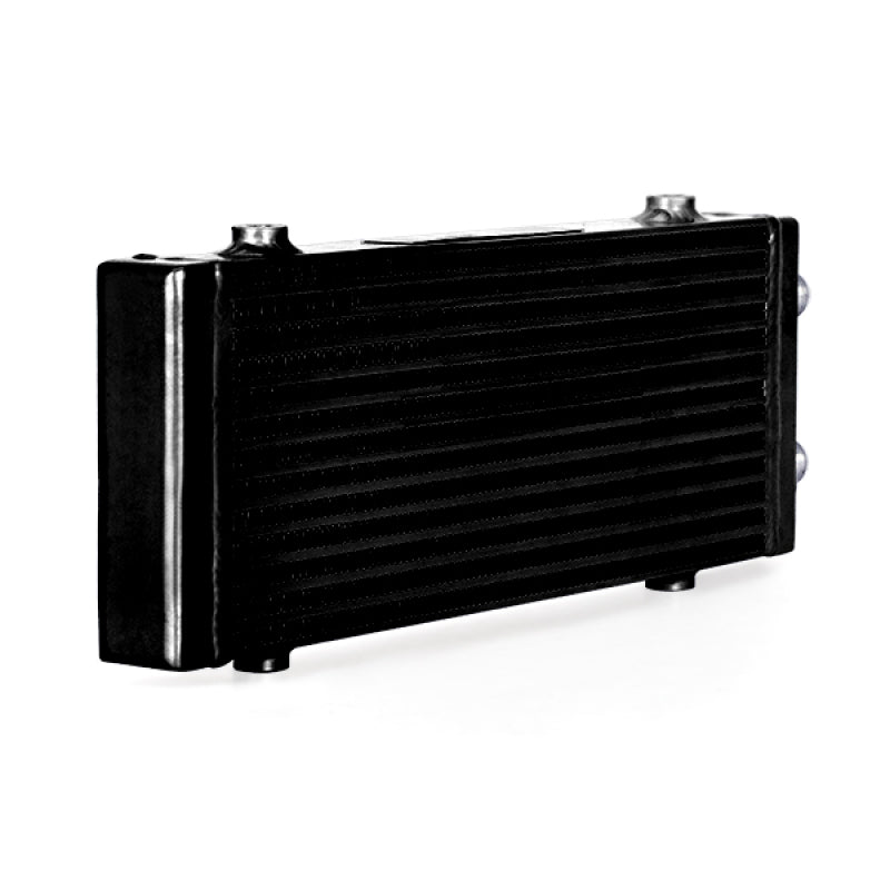 Mishimoto Universal Medium Bar and Plate Dual Pass Black Oil Cooler for Ford Mustang