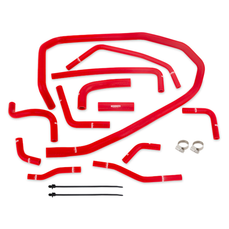 Mishimoto Silicone Ancillary Hose Kit for 2015-2021 Subaru WRX - Red