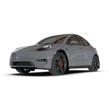 Load image into Gallery viewer, Rally Armor 20-26 Tesla Model Y Juniper Y Black Mud Flap with Metallic Black Logo - Part Number RALMF72-UR-BLK/MBK