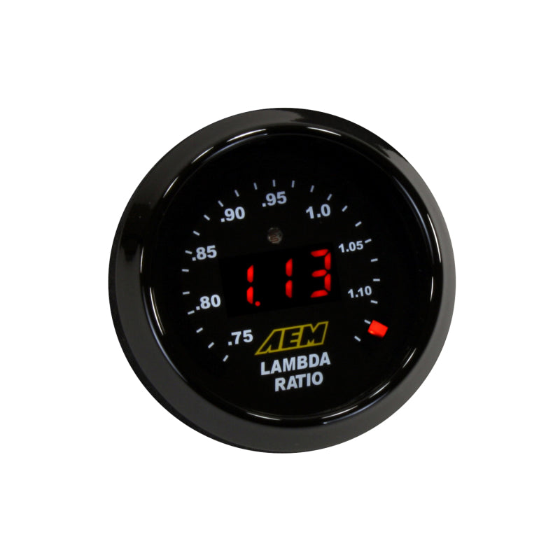AEM Digital Wideband UEGO Gauge without Sensor – Accurate Air/Fuel Ratio Monitoring for Engine Tuning
