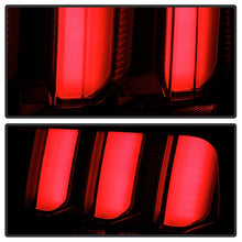 Load image into Gallery viewer, Spyder 05-09 Ford Mustang LED Tail Lights with Smoke Finish and White Light Bar